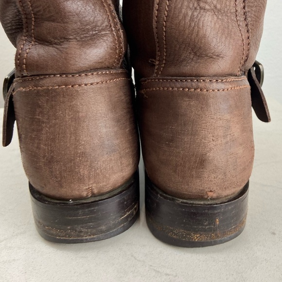Frye Brown Leather Riding Boots - Picture 11 of 16